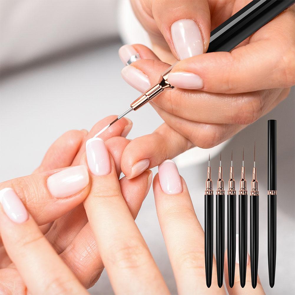 5PCS Nail Art Liner Brush Set  – обзор и цена Nail Gel Polish Set