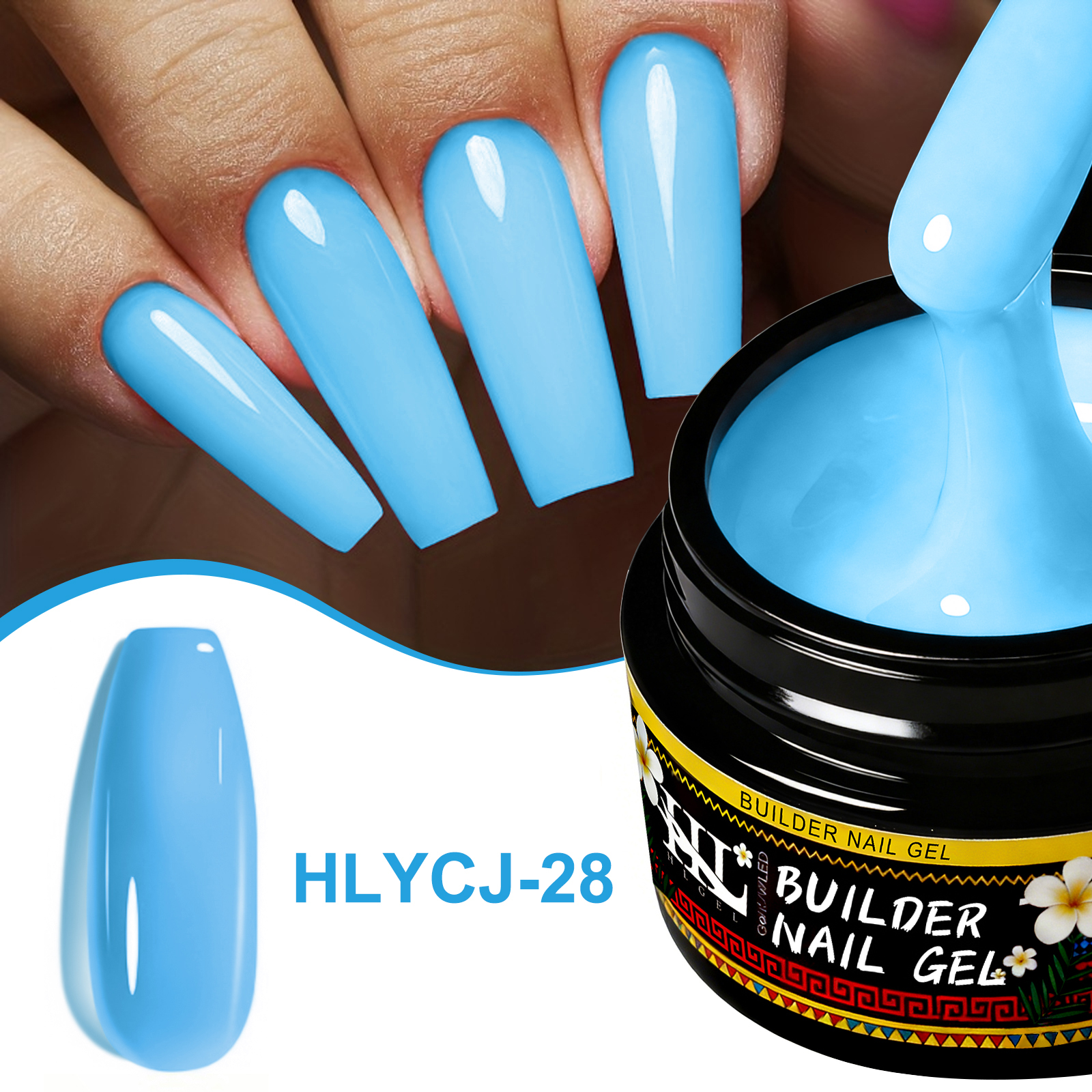 HL 20ml Hot Selling New Blue G – обзор и цена Nail Art Ice Blue