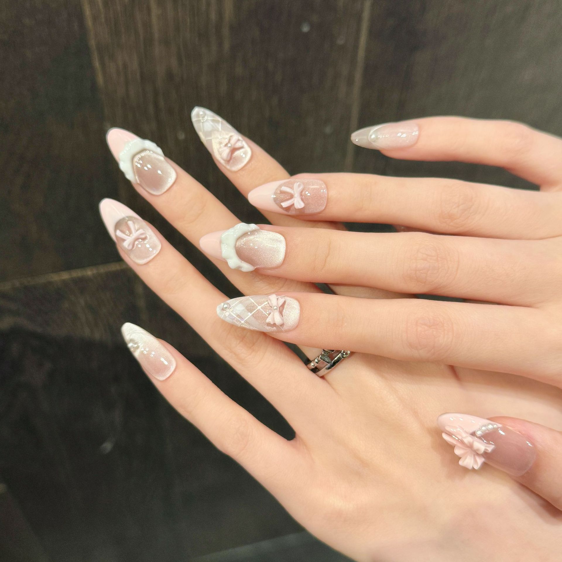 10pcs Handmade Press on Nails  – обзор и цена Nail Art Strawberry