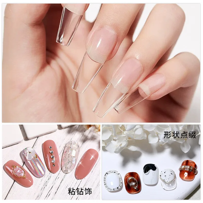 3pcs/set Solid Nail Tips Gel S – обзор и цена Nail Gel Polish Set