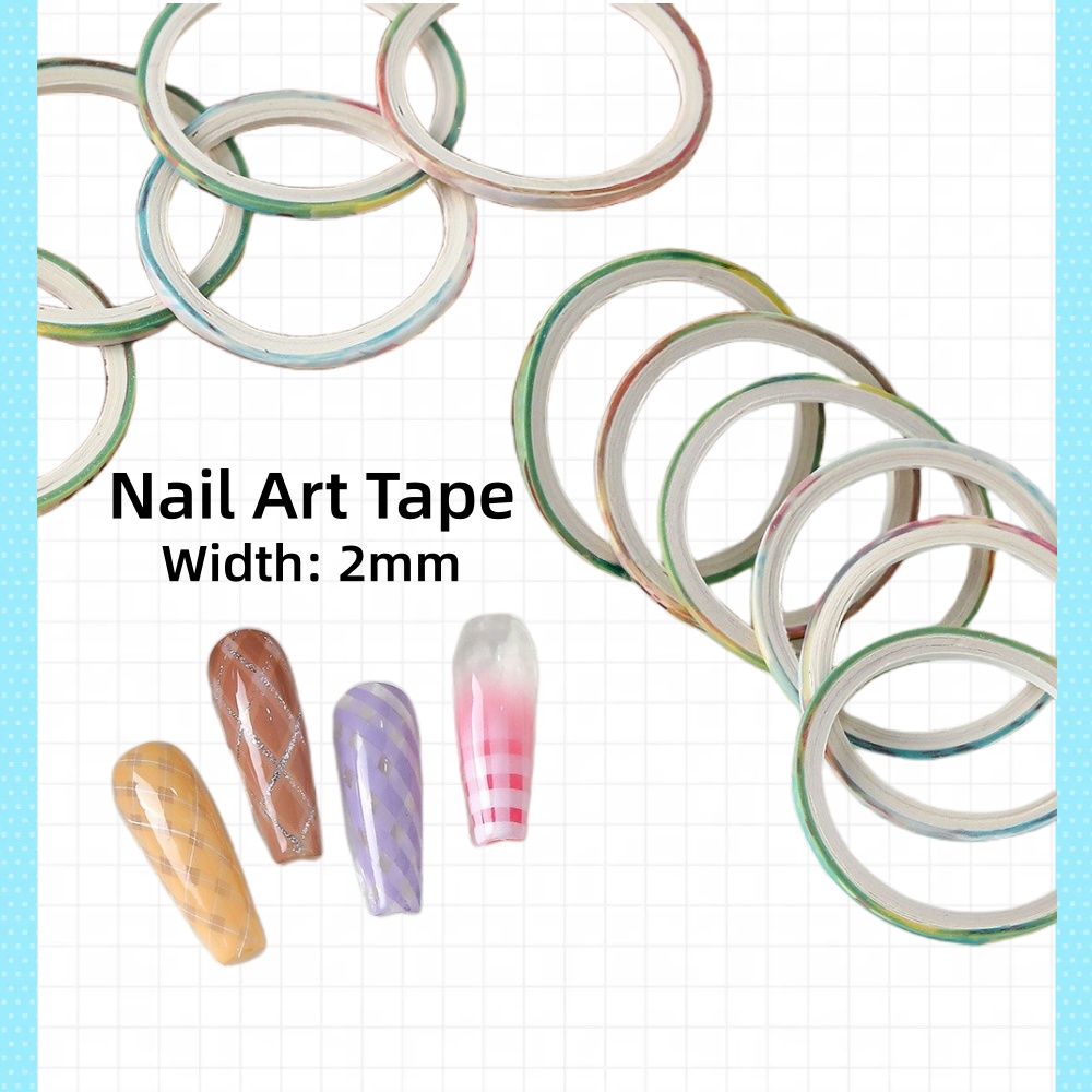 10 Rolls Nail Striping Tape –  – обзор и цена Striping Tape Nail