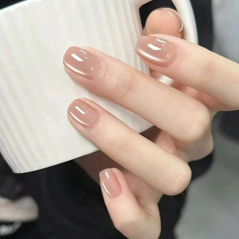 10Pcs Trendy Simple Solid Colo – обзор и цена Nail Art Cat Eye Simple