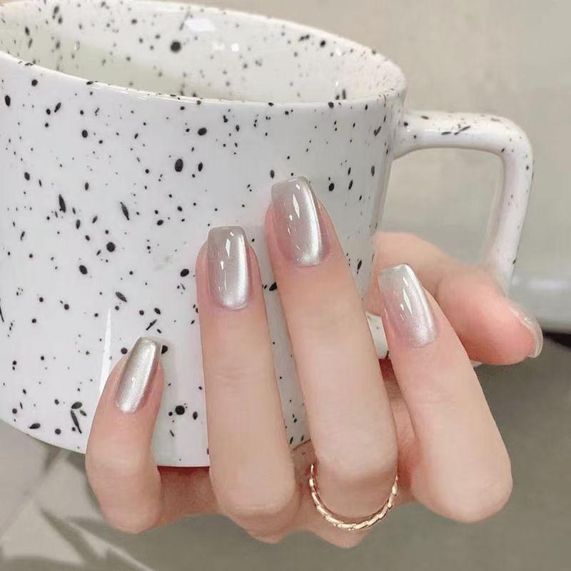 10Pcs Trendy Simple Solid Colo – обзор и цена Nail Art Cat Eye Simple