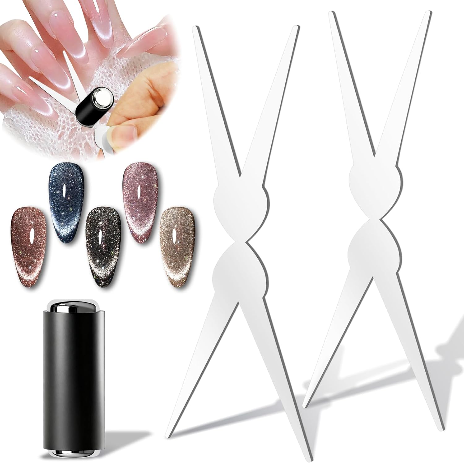 3D Double Headed Nails French  – обзор и цена Nail Gel Polish Set
