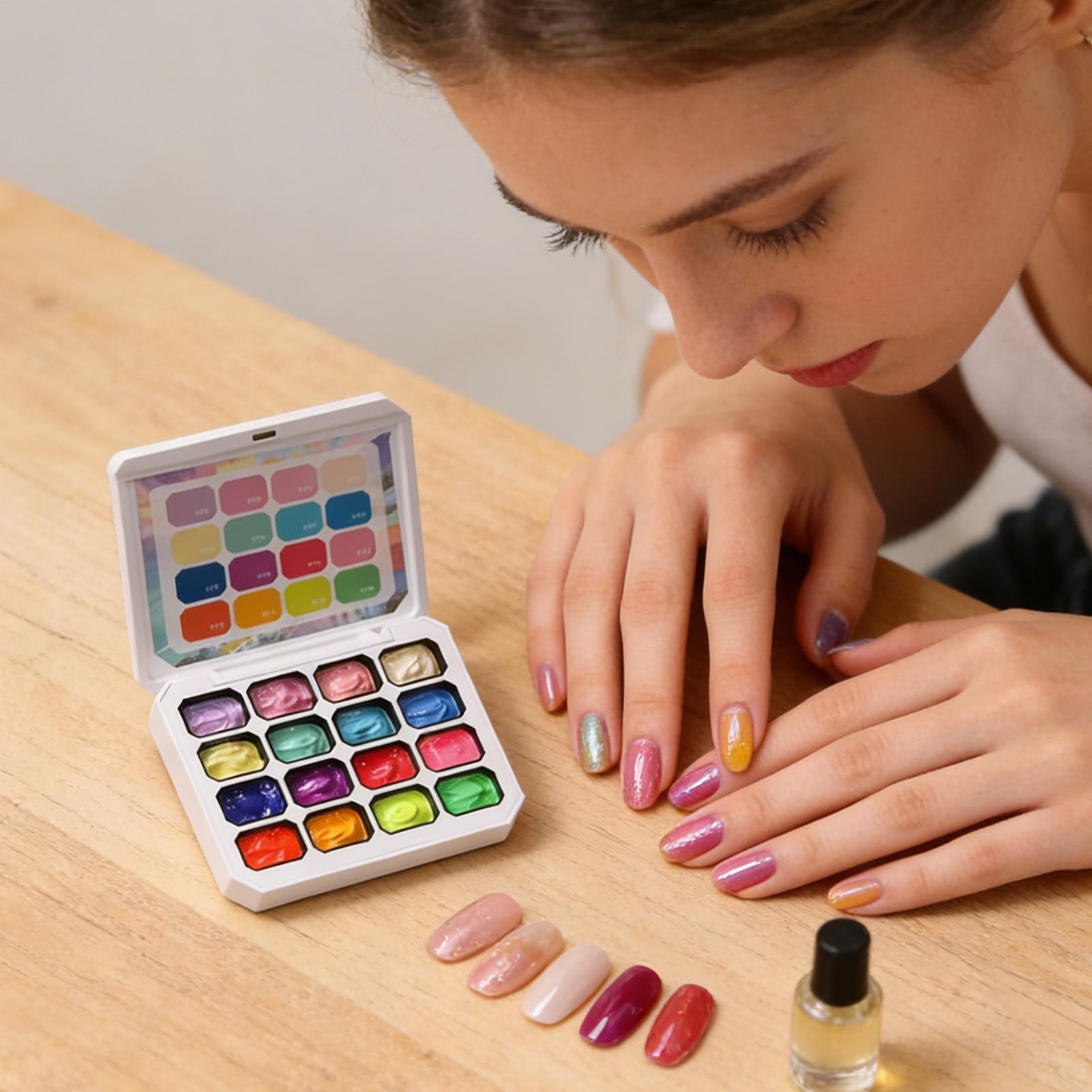 Gel Nail Polish Set 16 Colors  – обзор и цена Nail Gel Polish Set