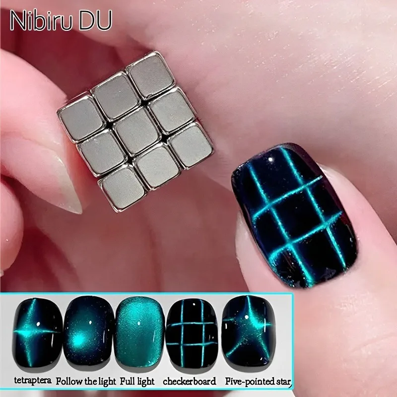 27pcs Cat Eye Magnet Cube for  – обзор и цена Striping Tape Nail