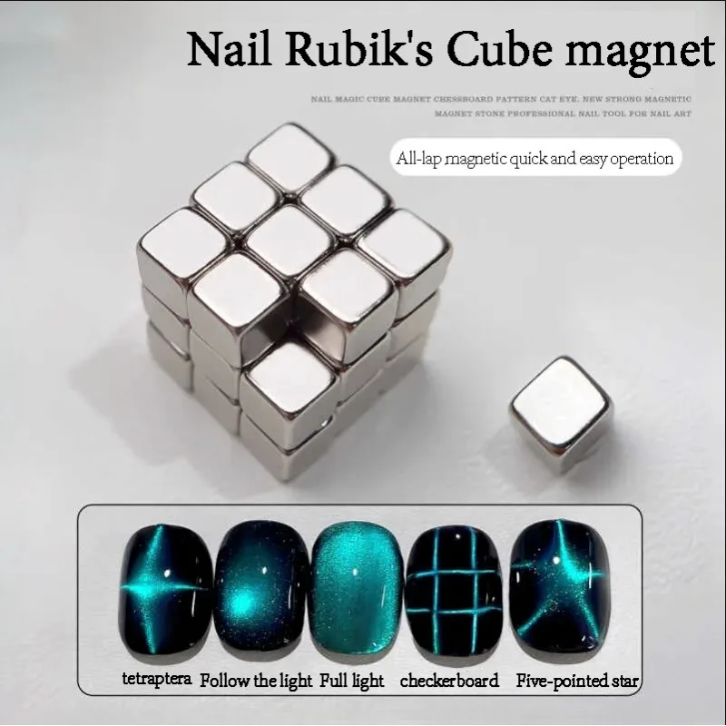 27pcs Cat Eye Magnet Cube for  – обзор и цена Striping Tape Nail