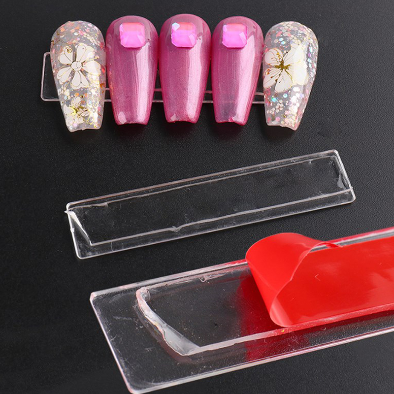 50pcs Transparent Nail Stand P – обзор и цена Striping Tape Nail