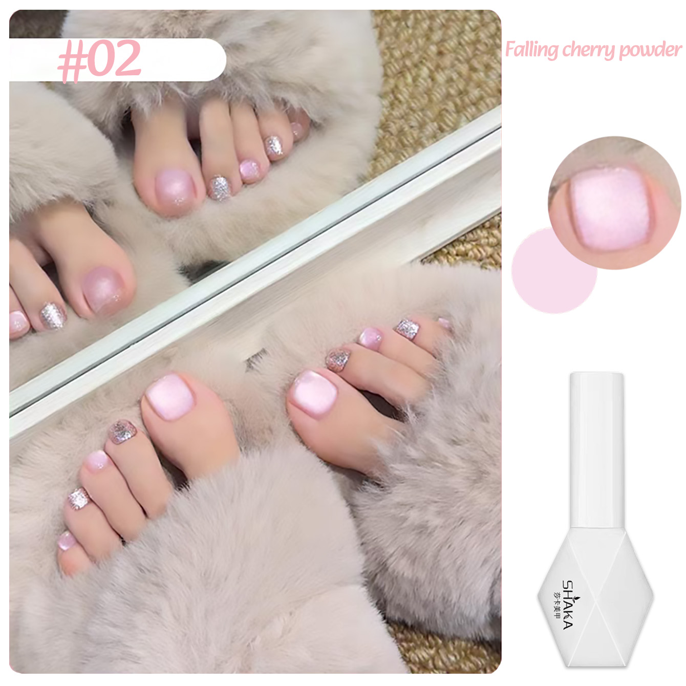 SHAKA 1pcs Summer Selection Sp – обзор и цена Nail Art Cat Eye Simple