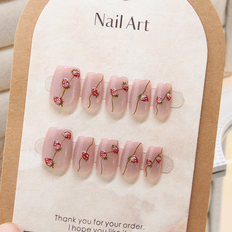 10 Pcs Women Handmade Press on – обзор и цена Nail Art Cat Eye Simple