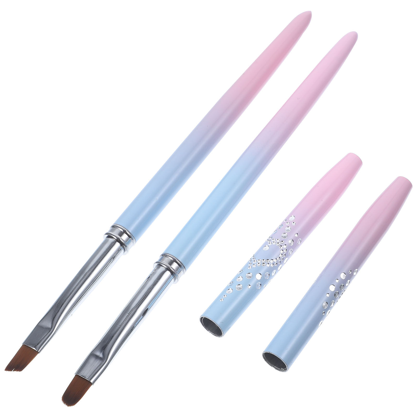 2Pcs Nail Art Brush Set Profes – обзор и цена Nail Gel Polish Set
