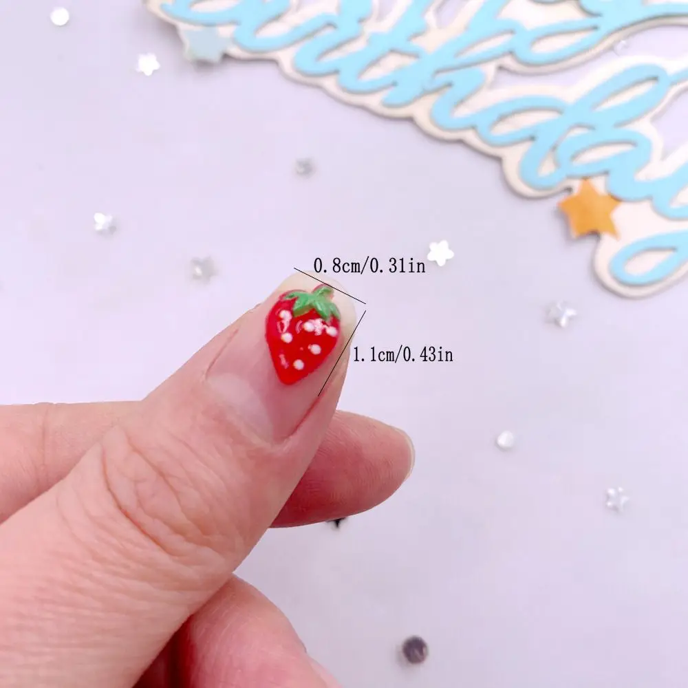 60Pcs Glitter Resin Colorful M – обзор и цена Nail Art Strawberry