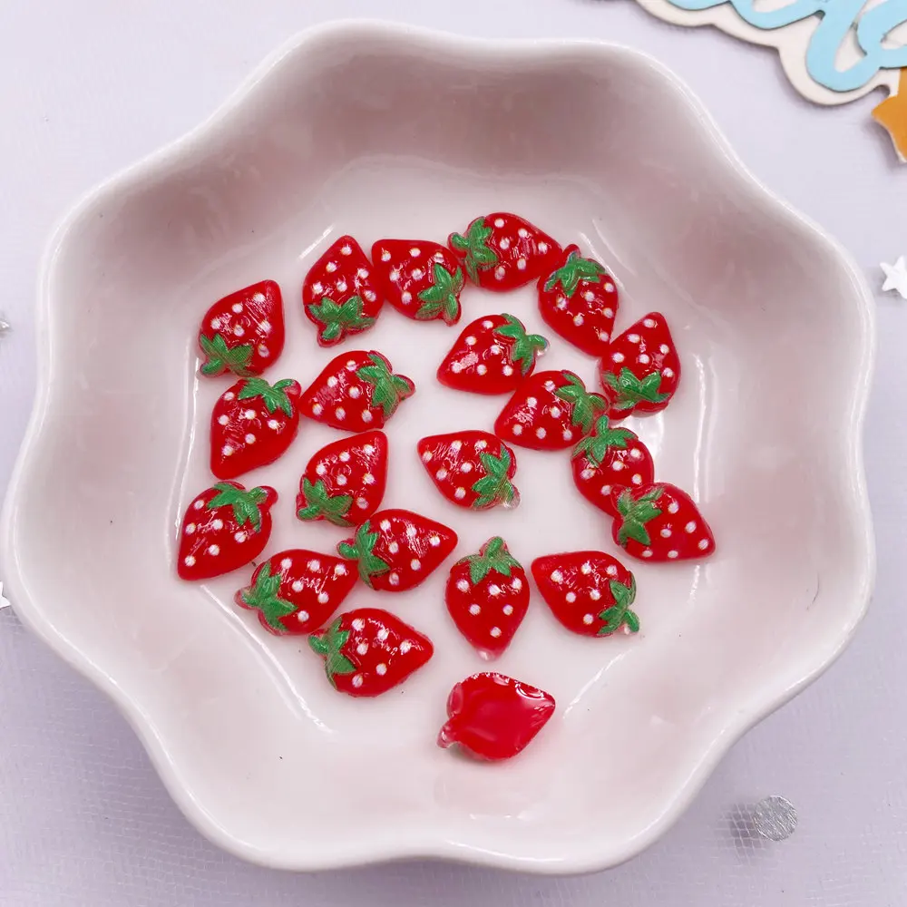 60Pcs Glitter Resin Colorful M – обзор и цена Nail Art Strawberry