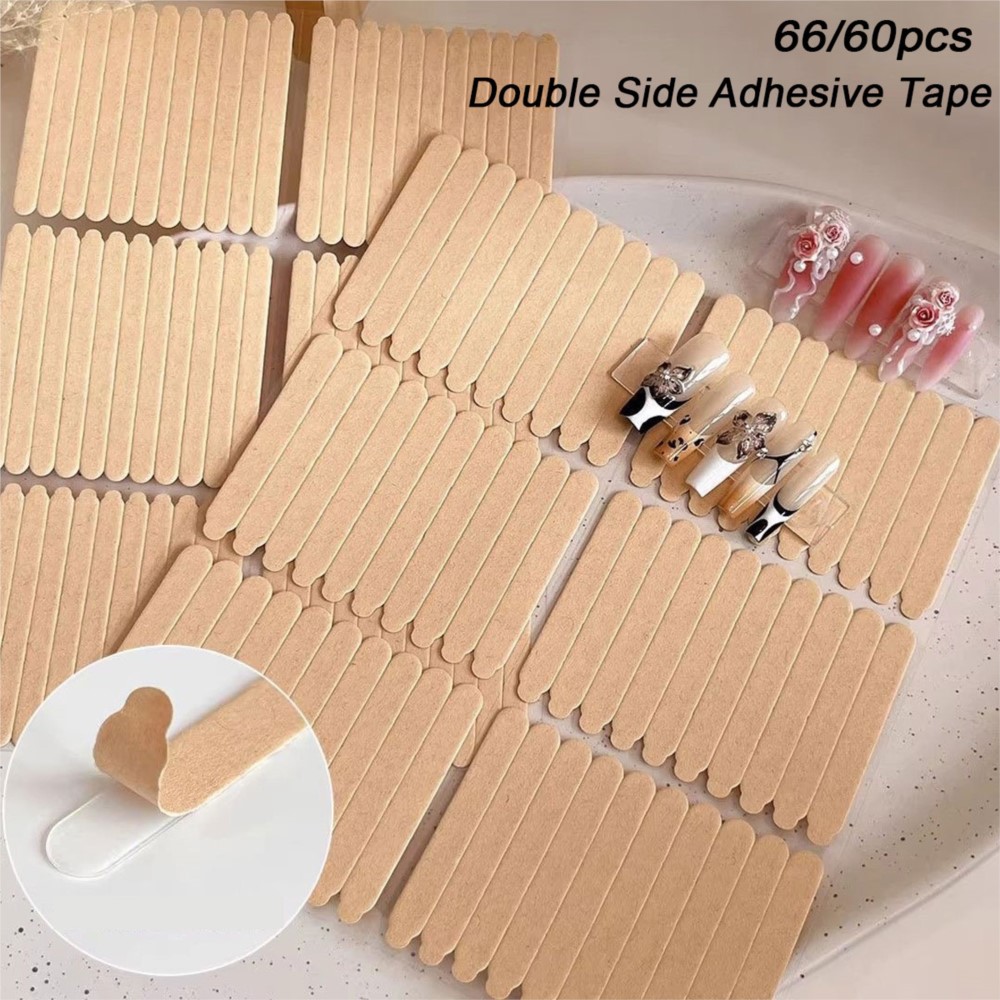 60/66/100pcs Transparent Doubl – обзор и цена Striping Tape Nail