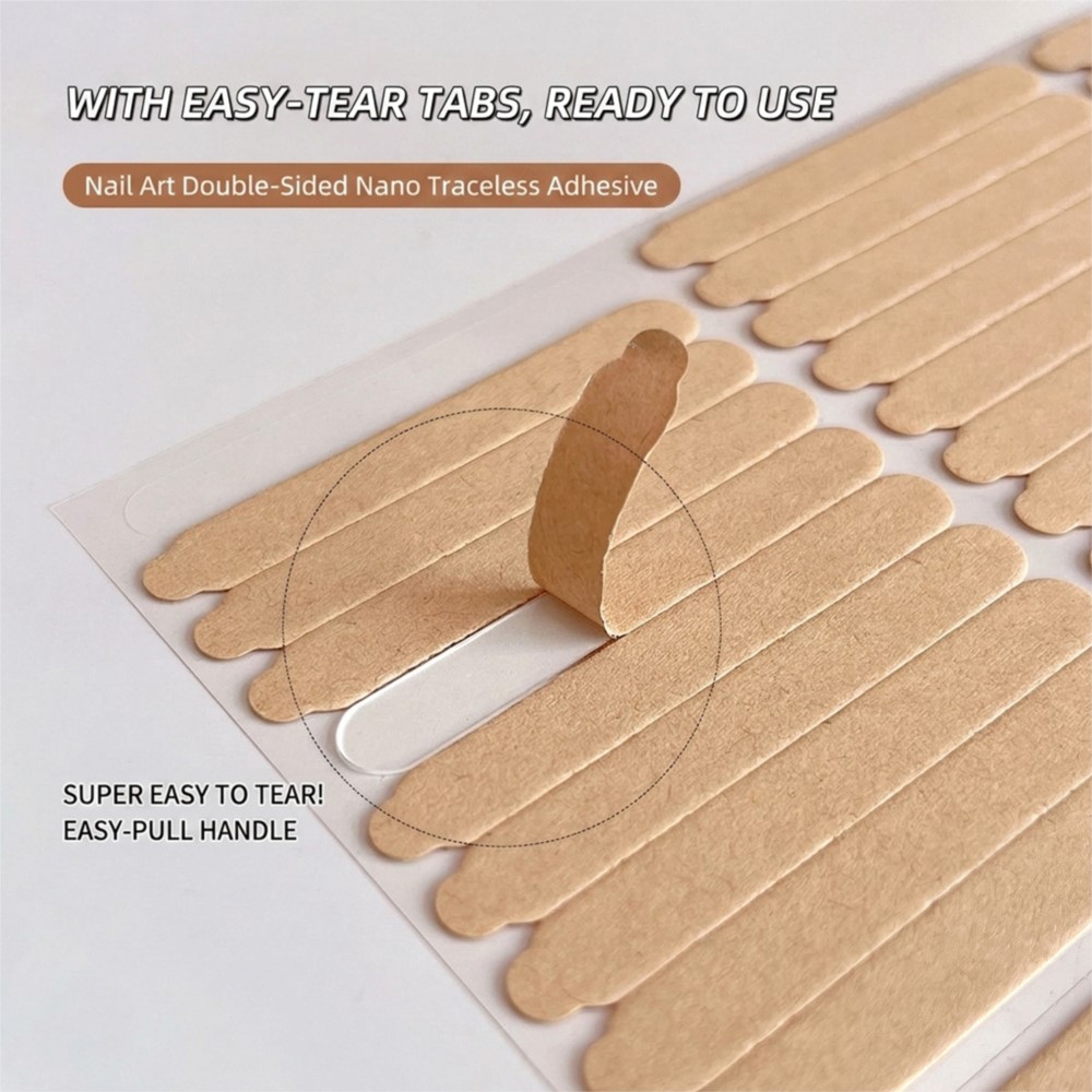60/66/100pcs Transparent Doubl – обзор и цена Striping Tape Nail