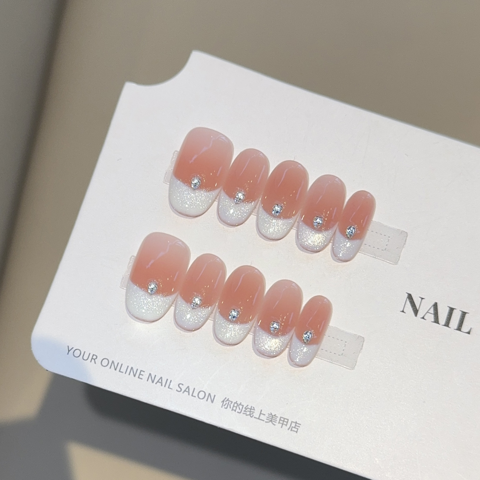 10Pcs/set French Almond Oval S – обзор и цена Nail Art Cat Eye Simple