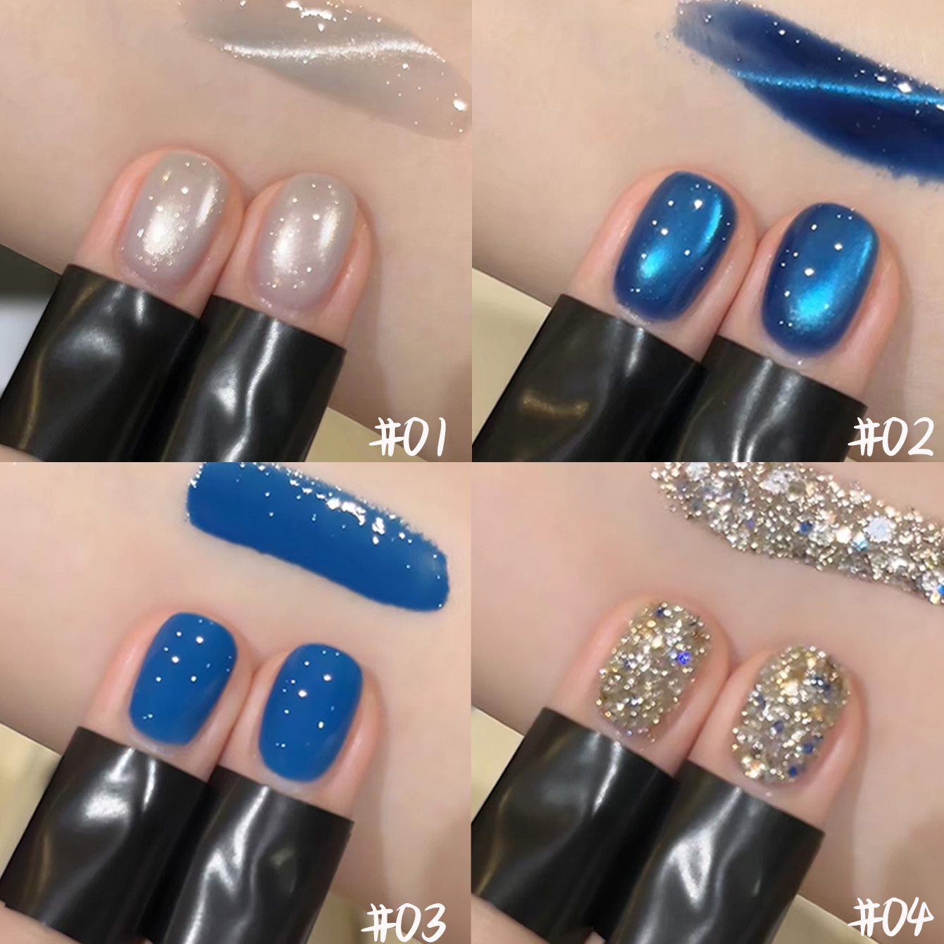1pcs PSK Summer Popular Blues  – обзор и цена Nail Art Ice Blue