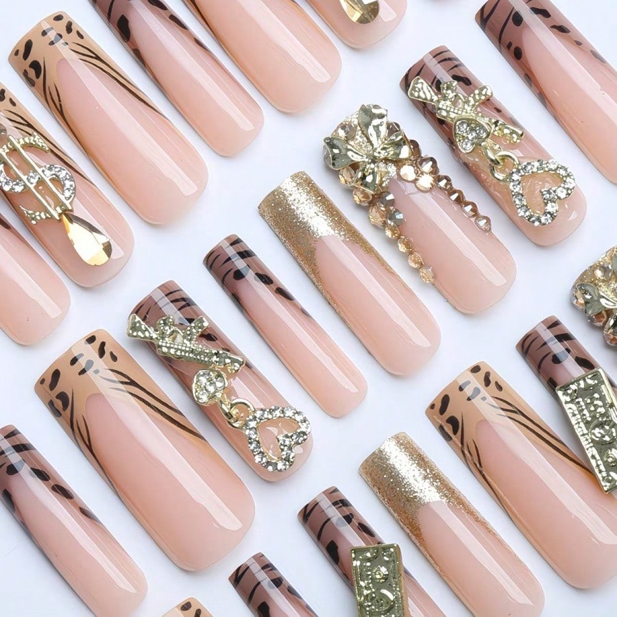 This Set Of 24 Rectangular Lon – обзор и цена Nail Gel Polish Set