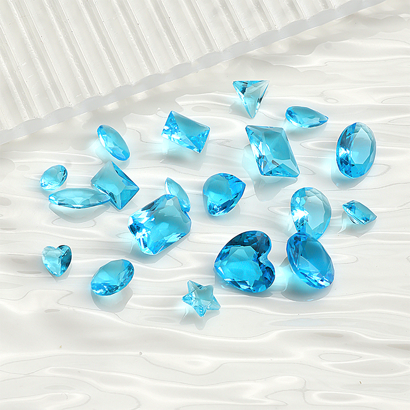 30PCS Brief Ice Transparent Se – обзор и цена Nail Art Ice Blue