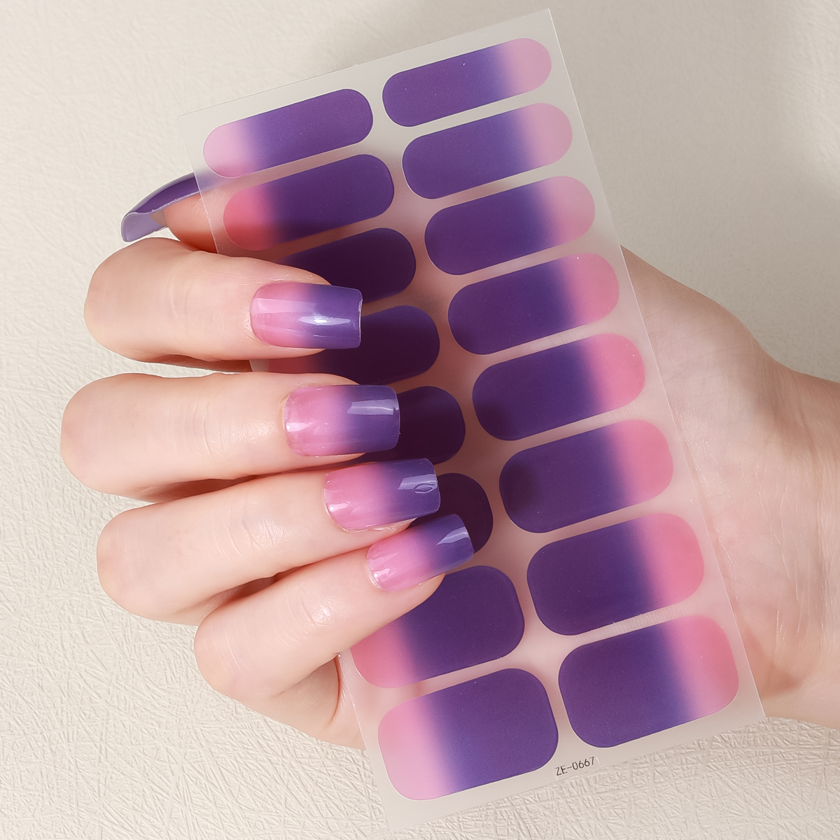 16Tips Full Cover Gradient Nai – обзор и цена Striping Tape Nail