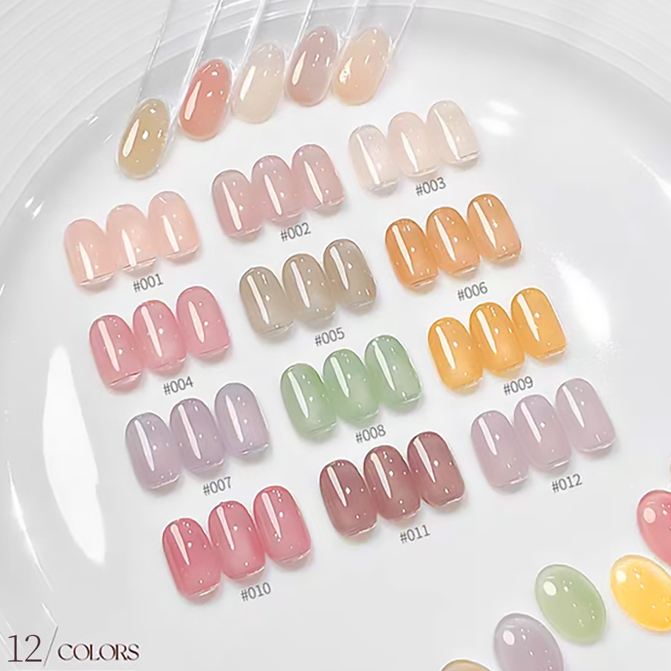 1pcs TC Ice Transparent Gentle – обзор и цена Nail Art Ice Blue