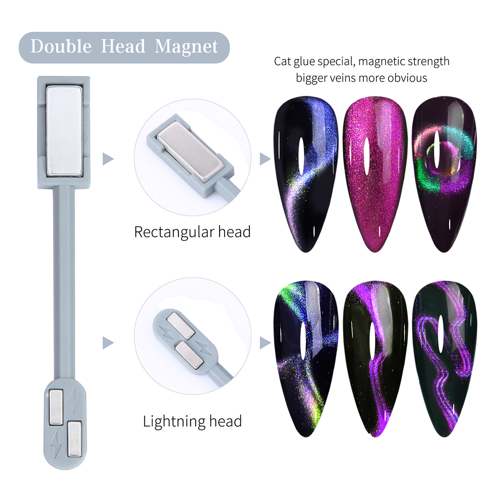 14pcs Cat Eye Nail Magnet Set  – обзор и цена Nail Gel Polish Set